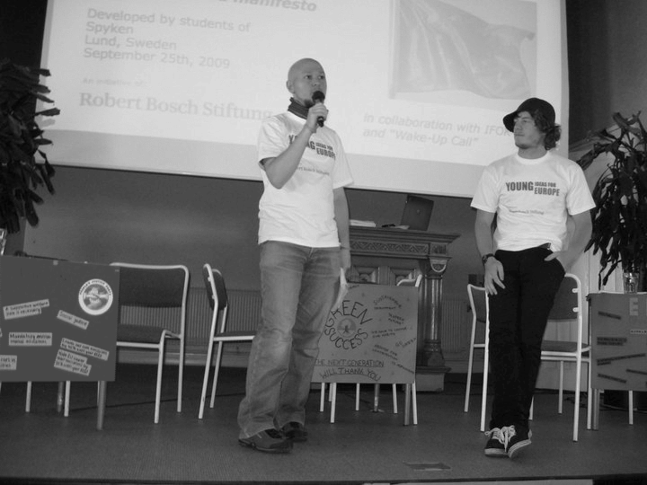 Oleg and Sven introduce Young Ideas for Europe